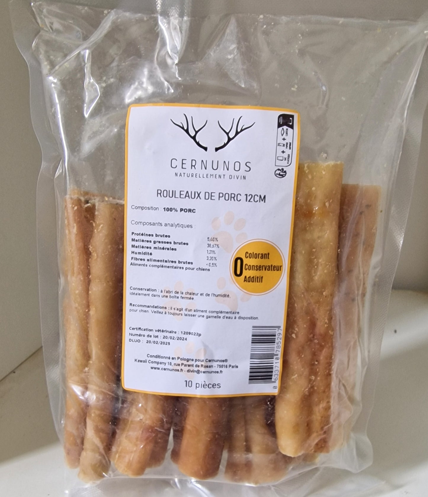 Rouleaux de porc 10 pièces