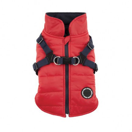 Manteau MOUNTAINEER ROUGE avec harnais intégré Taille L
