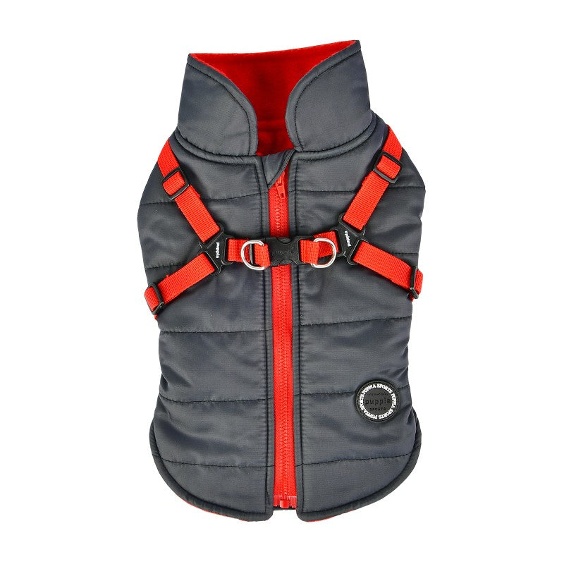 Manteau MOUNTAINEER ROUGE avec harnais intégré Taille L