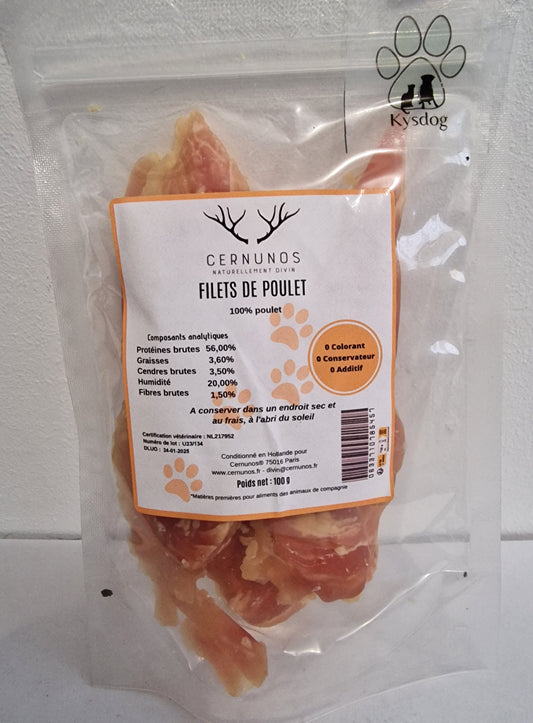 Filets de poulet 100gr